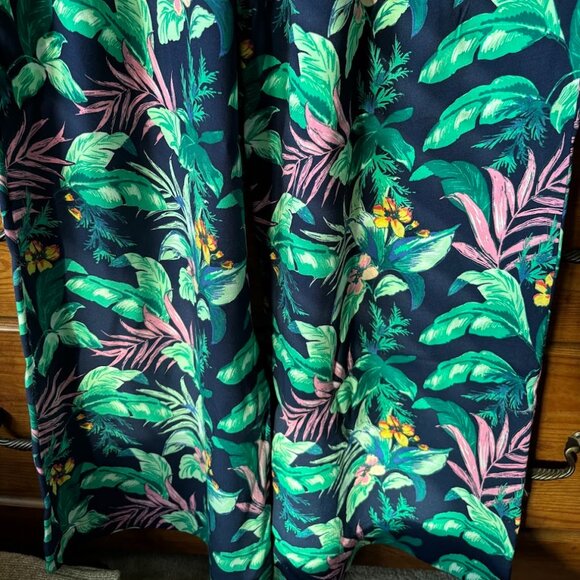 NWT LOFT Wide Leg Botanical Pants - Picture 3 of 7